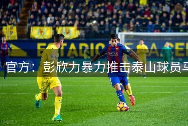 官方：彭欣力暴力推击泰山球员马德鲁加 停赛4场罚款4万